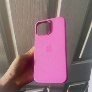 Pink Silicone Phone Case